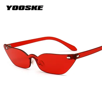 YOOSKE Rimless Small Cat Eye Sunglasses Women Fashion Luxury Sun glasses Ladies Vintage Design UV400 Narrow Frame Tiny Sunglass
YOOSKE Rimless Small Cat Eye Sunglasses Women Fashion Luxury Sun glasses Ladies Vintage Design UV400 Narrow Frame Tiny Sunglass