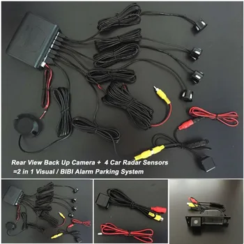 Car Styling Car Rear View Camera + 4 Sensors Car Parking Sensor Radar Detector System For Alfa Romeo MiTo AR Furiosa 2007~2014
Car Styling Car Rear View Camera + 4 Sensors Car Parking Sensor Radar Detector System For Alfa Romeo MiTo AR Furiosa 2007~2014