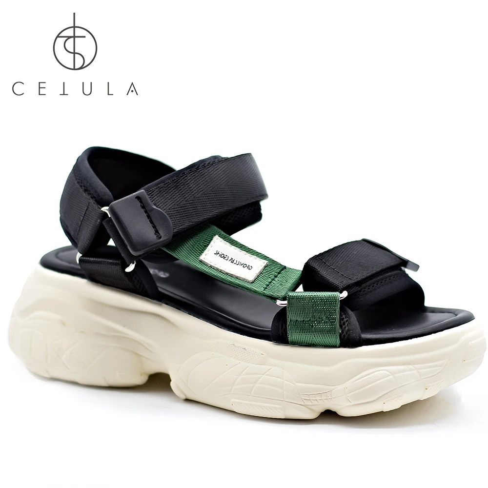 @CETULA 2019 Summer Super Light Stretch&Weaving Nylon Strap Easy Wear Women Sandals ft. Metal Chain Ring
@CETULA 2019 Summer Super Light Stretch&Weaving Nylon Strap Easy Wear Women Sandals ft. Metal Chain Ring