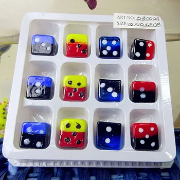 12pcs New Custom Murano handmade glass dice ornament home vase decoration art accessories gambling games glass dice sets
12pcs New Custom Murano handmade glass dice ornament home vase decoration art accessories gambling games glass dice sets