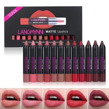 High Quality 12 Pcs Matte Lipstick Pen Liquid Lipstick Kit Velvet Lip Glaze Cosmetics
High Quality 12 Pcs Matte Lipstick Pen Liquid Lipstick Kit Velvet Lip Glaze Cosmetics