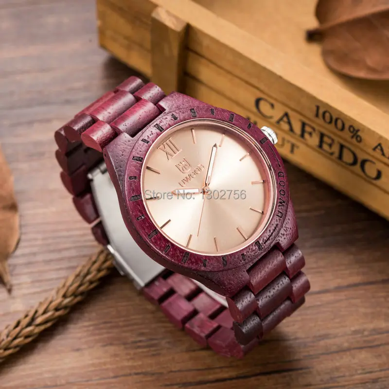 Luxury UWOOD Brand Natural Purple Heart Wooden Watch For Men Janpan MIYOTA Movement Wood Watches Dress Wristwatch Gift
Luxury UWOOD Brand Natural Purple Heart Wooden Watch For Men Janpan MIYOTA Movement Wood Watches Dress Wristwatch Gift