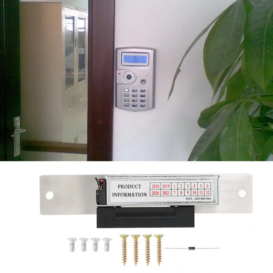 DC 12V 250KG Electromagnetic Door Lock Intelligent Electric Strike Cathode Lock for Door Access controller board kit
DC 12V 250KG Electromagnetic Door Lock Intelligent Electric Strike Cathode Lock for Door Access controller board kit