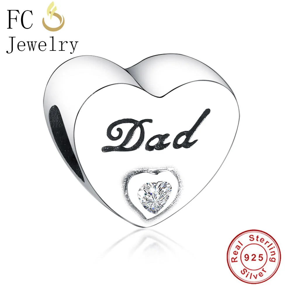 FC Jewelry Fit Original Pandora Charm Bracelets 925 Sterling Silver Love Heart Letter Dad Zirconia Beads Making Father Berloque
FC Jewelry Fit Original Pandora Charm Bracelets 925 Sterling Silver Love Heart Letter Dad Zirconia Beads Making Father Berloque