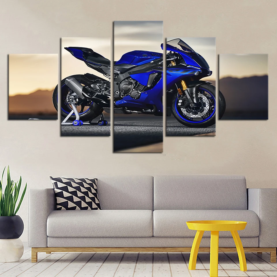 Modular Picture Wall Art HD Prints 5 Pieces Motorcycle Canvas Bedside Background Painting Home Decoration Cuadros Artwork Poster
Modular Picture Wall Art HD Prints 5 Pieces Motorcycle Canvas Bedside Background Painting Home Decoration Cuadros Artwork Poster