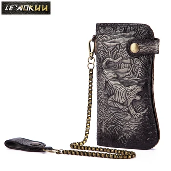 Original Unisex Genuine leather Dargon Emboss Fashion Checkbook Iron Chain Organizer Wallet Purse Design Clutch Handbag 1088-BT
Original Unisex Genuine leather Dargon Emboss Fashion Checkbook Iron Chain Organizer Wallet Purse Design Clutch Handbag 1088-BT
