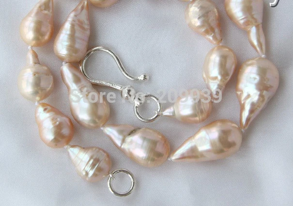Hot sell Noble- hot sell new - S4086 big 28mm baroque pink keshi reborn freshwater cultured pearl necklace
Hot sell Noble- hot sell new - S4086 big 28mm baroque pink keshi reborn freshwater cultured pearl necklace