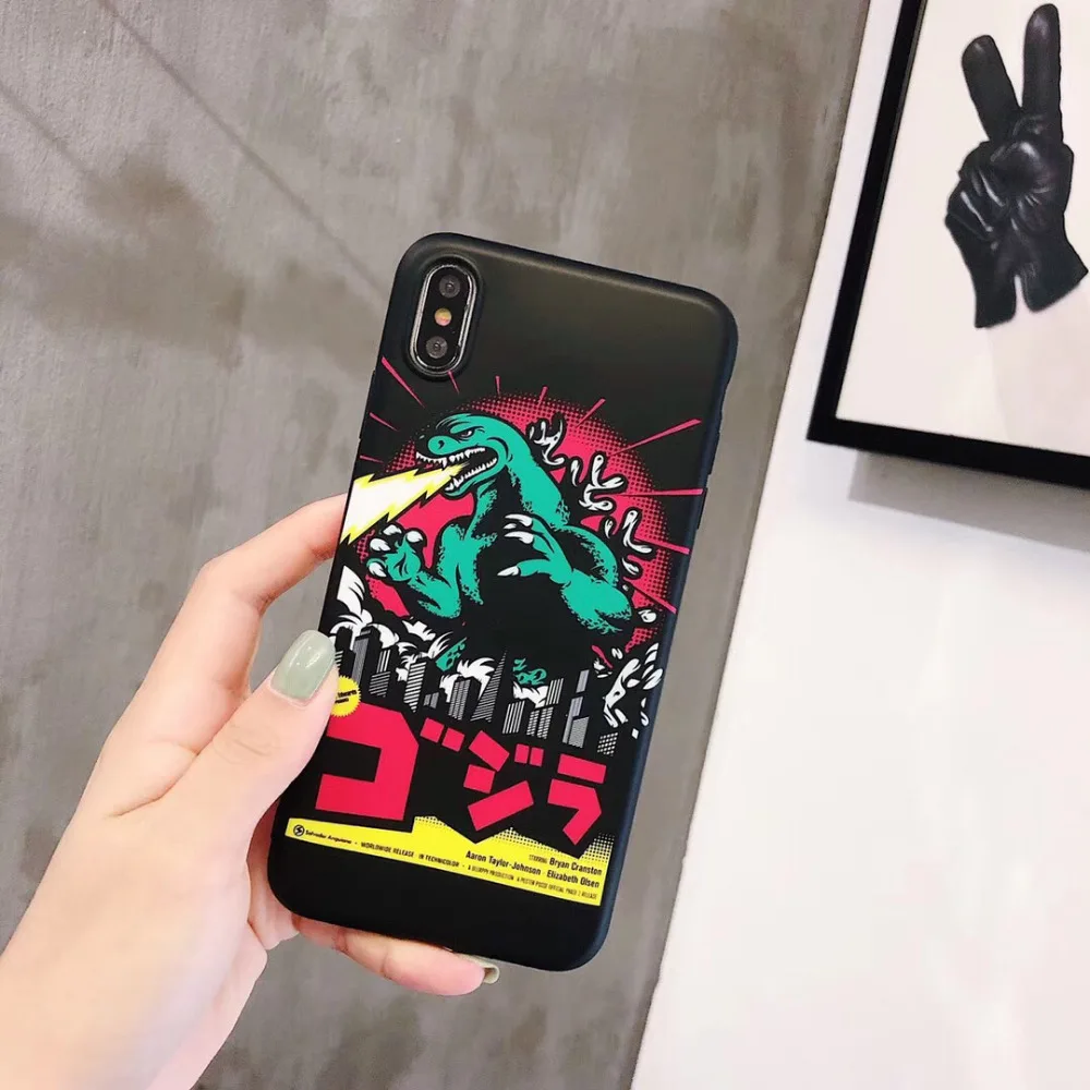 Maosenguoji ins funny cartoon Godzilla dinosaur Fashion soft Mobile Phone Case for iphone 6 6s 7 7plus 8 8plus X XR XS MAX cover
Maosenguoji ins funny cartoon Godzilla dinosaur Fashion soft Mobile Phone Case for iphone 6 6s 7 7plus 8 8plus X XR XS MAX cover
