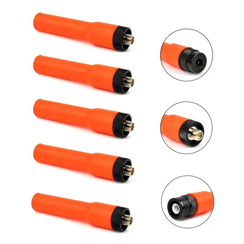 5PCS SF20 SF-20 Red SMA Male/SMA Female/BNC Connector VHF+UHF Soft Antenna for Baofeng Kenwood 2 Way Dual Radio Walkie Talkie
5PCS SF20 SF-20 Red SMA Male/SMA Female/BNC Connector VHF+UHF Soft Antenna for Baofeng Kenwood 2 Way Dual Radio Walkie Talkie