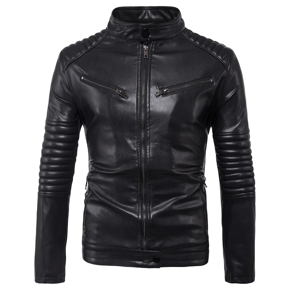 MarKyi fashion mandarin collar motorcycle leather jacket for men plus size 5xl mens leather jackets and coats
MarKyi fashion mandarin collar motorcycle leather jacket for men plus size 5xl mens leather jackets and coats