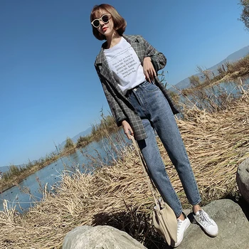 GUUZYUVIZ Vintage Chic Woman Jeans Casual Loose Wash Zipper Boyfriend Denim Jeans Pants Women Plus Size Woman Jeans 2019
GUUZYUVIZ Vintage Chic Woman Jeans Casual Loose Wash Zipper Boyfriend Denim Jeans Pants Women Plus Size Woman Jeans 2019