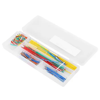 140 Pcs Breadboard Jumper Wire Kit 14 Lengths Assorted Jumper Wires with Storage Box 
140 Pcs Breadboard Jumper Wire Kit 14 Lengths Assorted Jumper Wires with Storage Box