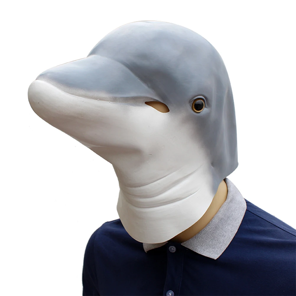 1PC Costume Dolphin Fancy Halloween Emulsion Headgear Head Cover for Women Men Gift Decoration Dolphin Headgear
1PC Costume Dolphin Fancy Halloween Emulsion Headgear Head Cover for Women Men Gift Decoration Dolphin Headgear