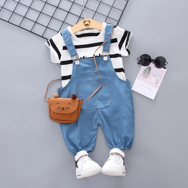 Fashion 2019 Boy Clothing Set Summer Cotton Striped Vest+Bib Pant 2PCS Button Pocket Print Children Set Casual Boys Outfit Suits
Fashion 2019 Boy Clothing Set Summer Cotton Striped Vest+Bib Pant 2PCS Button Pocket Print Children Set Casual Boys Outfit Suits