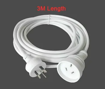 3-Pin Plug Power Supply Extension Cable Cord OFC Copper Wire Socket AC 250V 10A 3M White
3-Pin Plug Power Supply Extension Cable Cord OFC Copper Wire Socket AC 250V 10A 3M White