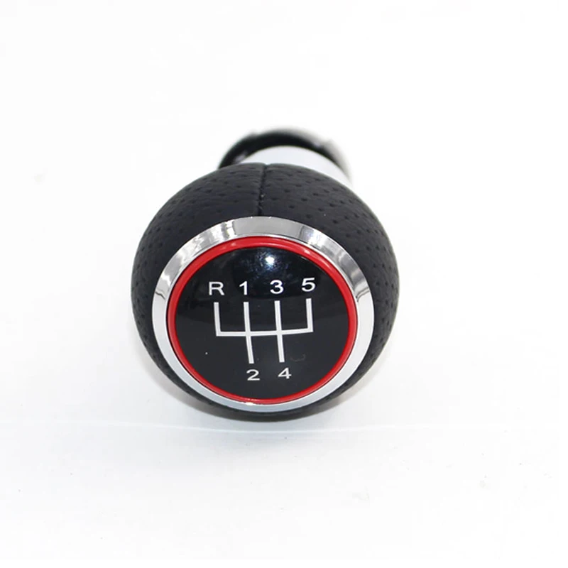 12mm Car Styling Red Ring 5 speed 6 Speed Leather Gear Knob Lever for Audi A3 CNWAGNER
12mm Car Styling Red Ring 5 speed 6 Speed Leather Gear Knob Lever for Audi A3 CNWAGNER