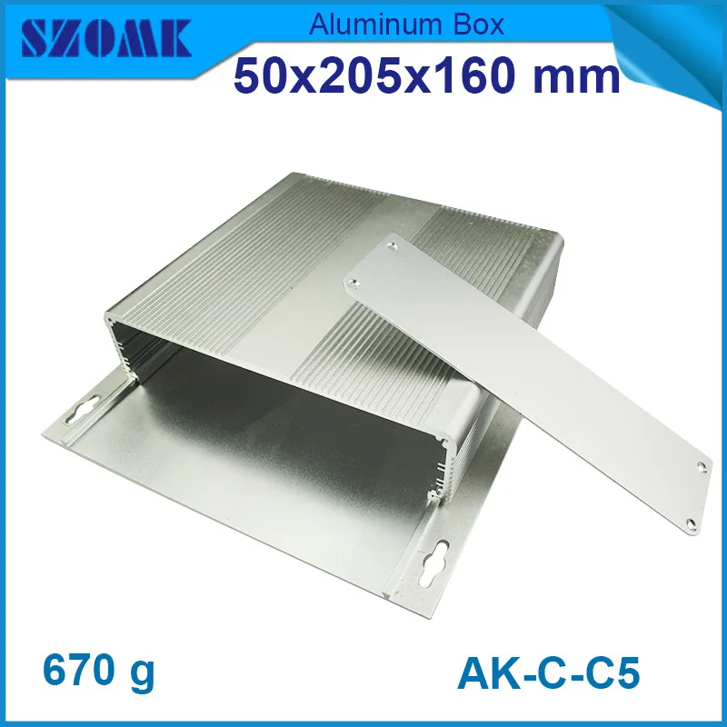 10pcs/lot silver aluminum instrument profiles wall mounting anodizing control case box 50*205*160mm
10pcs/lot silver aluminum instrument profiles wall mounting anodizing control case box 50*205*160mm