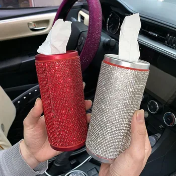 1PC Shining Full Crystal Diamond Tissue Box Holder For Car Lady/Girls Bottle Cup Design Towel Paper Dispenser Tissue Container
1PC Shining Full Crystal Diamond Tissue Box Holder For Car Lady/Girls Bottle Cup Design Towel Paper Dispenser Tissue Container