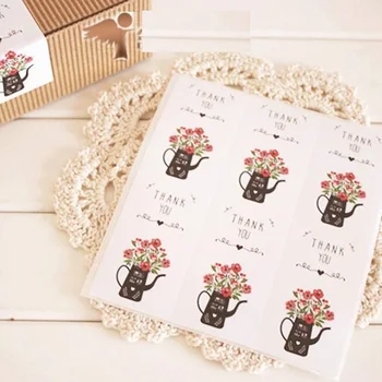 60pcs/lot Vintage Flower Kettle "Thank You" series kraft paper seal sticker for baking DIY Package Decoration label stickers
60pcs/lot Vintage Flower Kettle "Thank You" series kraft paper seal sticker for baking DIY Package Decoration label stickers
