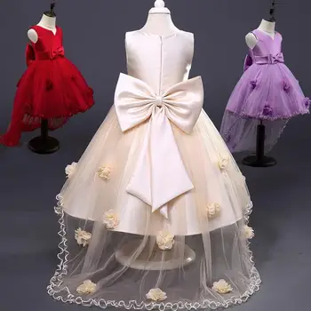 Hot sales 2017 new sleeveless dress children Qunqiu paragraph flowers children Princess Dress Girls wedding dress skirt tail fre
Hot sales 2017 new sleeveless dress children Qunqiu paragraph flowers children Princess Dress Girls wedding dress skirt tail fre