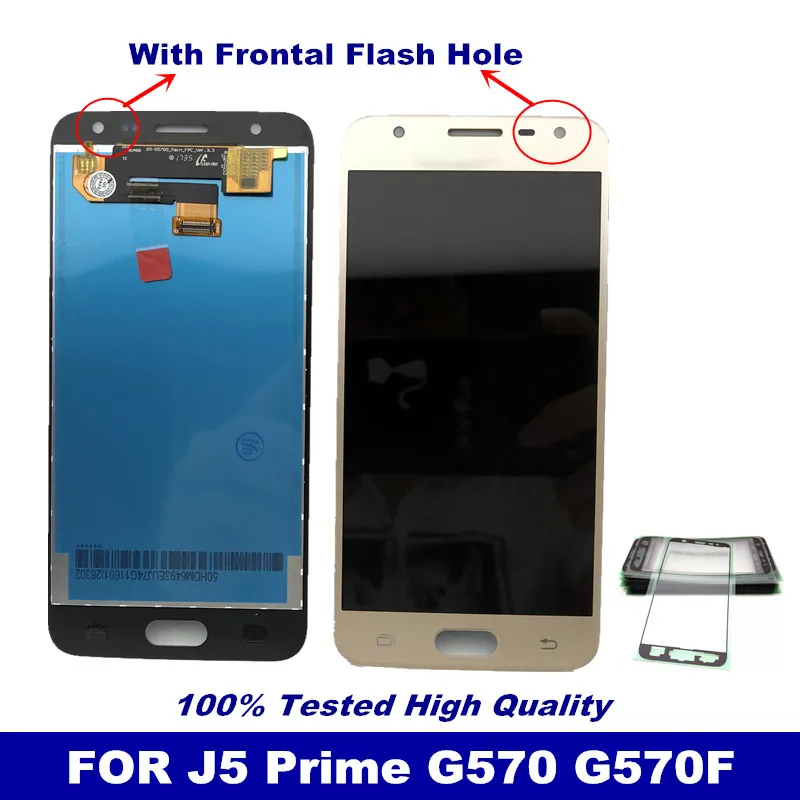Tested LCD Replacement For Samsung Galaxy J5 Prime G570 G570F Display Touch Screen Digitizer Assembly Front Frontal Flash Hole
Tested LCD Replacement For Samsung Galaxy J5 Prime G570 G570F Display Touch Screen Digitizer Assembly Front Frontal Flash Hole