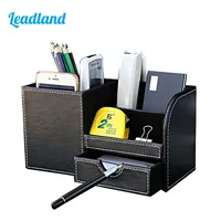 Multi-function Desk Stationery Organizer Pen Holder Pens Stand Pencil Organizer for Desk Office Accessories Supplies Stationery image