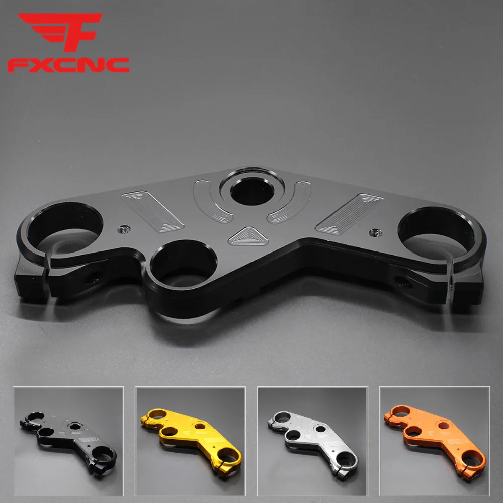 CNC Aluminum Motorcycle Front Fork Lowering Triple Tree Upper Top Clamp Mount For Yamaha YZF R25 R3 2014 - 2016 2015 | Автомобили и