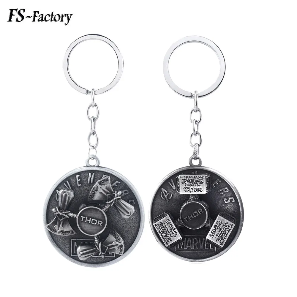 Marvel Avengers Thor Axe Hammer Rotatable Keychain Thor Stormbreaker Weapon Model Key Chain for Men Car Keyring Chaveiro Jewelry
Marvel Avengers Thor Axe Hammer Rotatable Keychain Thor Stormbreaker Weapon Model Key Chain for Men Car Keyring Chaveiro Jewelry
