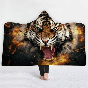 Tiger animal blanket good quality with hat blanket keep Warm soft comfortable Relax sofa camping Best selling style blanket
Tiger animal blanket good quality with hat blanket keep Warm soft comfortable Relax sofa camping Best selling style blanket