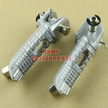 For Suzuki GSR400 GSR600 GSXR600 GSXR750 GSXR1000 GSXR1300 B-king Hayabusa Motorcycle Silver Front Rear Footrests Foot pegs 
For Suzuki GSR400 GSR600 GSXR600 GSXR750 GSXR1000 GSXR1300 B-king Hayabusa Motorcycle Silver Front Rear Footrests Foot pegs