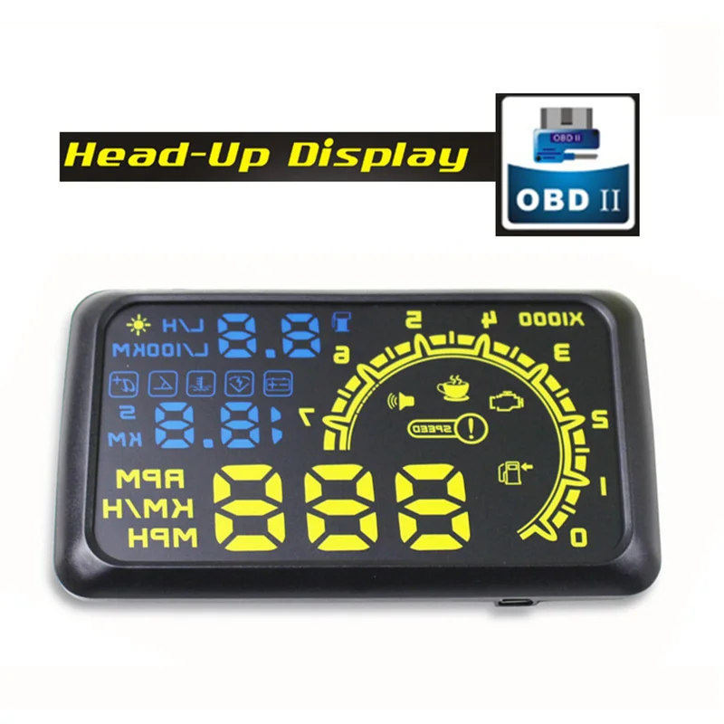ActiSafety Auto-YB HUD 5.5" Screen Head Up Display Windshield with OBD2 OBDII Port Overspeed Warning Digital Car Speed Projector
ActiSafety Auto-YB HUD 5.5" Screen Head Up Display Windshield with OBD2 OBDII Port Overspeed Warning Digital Car Speed Projector
