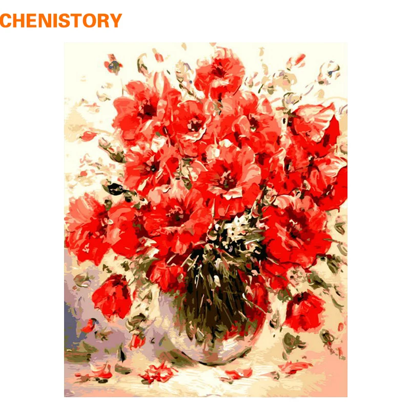 CHENISTORY Red Colorful Flower Diy Digital Painting By Numbers Kits Drawing Paint By Numbers Unique Gift For Home Decor Artwork
CHENISTORY Red Colorful Flower Diy Digital Painting By Numbers Kits Drawing Paint By Numbers Unique Gift For Home Decor Artwork