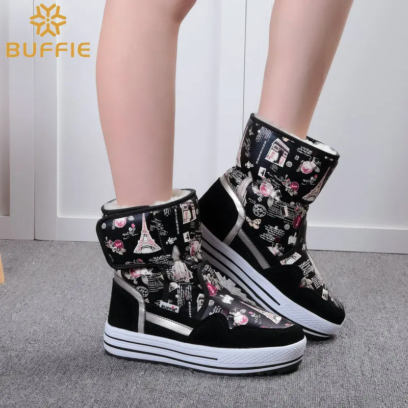 Big size Children's shoes for girls warm thick plush fur black boots fashion style waterproof uppe strong outsole free shippi
Big size Children's shoes for girls warm thick plush fur black boots fashion style waterproof uppe strong outsole free shippi