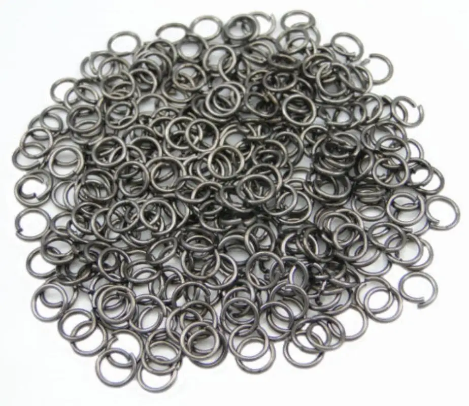 4-20mm Metal Iron Jewelry Link Vintage Loops Open Jump Rings & Split Rings For Connector Jewelry Finding DIY Making Shellhard