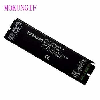 High Power PX24500 DMX Decoder&driver PX24500 RGB controller RJ45 INTERFACE for DMX512/1990
High Power PX24500 DMX Decoder&driver PX24500 RGB controller RJ45 INTERFACE for DMX512/1990