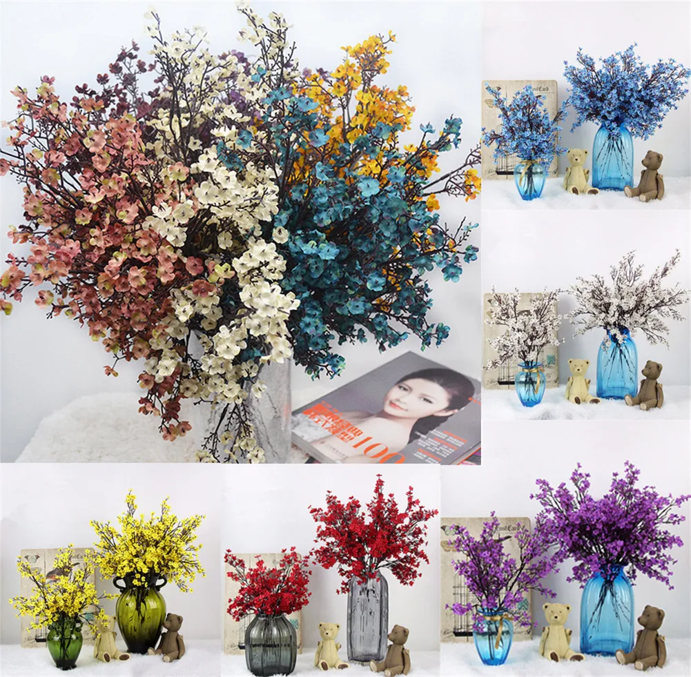 1PCS 50cm Rustic Artificial Flower Interspersion Mantianxing Decor For Home Table Wedding Flower Baby Breath Plastic Gypsophila
1PCS 50cm Rustic Artificial Flower Interspersion Mantianxing Decor For Home Table Wedding Flower Baby Breath Plastic Gypsophila