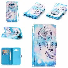 12 Patterns Flip Case for Samsung Grand Prime G530 Painting Leather Cover for Samsung Galaxy Grand Prime Case Coque Fundas Capa