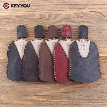 KEYYOU Handmake Genuine Leather Keychain Car Key Case For Vw For Toyota Holder Key Wallets Housekeeper Key Cover Key Bag
KEYYOU Handmake Genuine Leather Keychain Car Key Case For Vw For Toyota Holder Key Wallets Housekeeper Key Cover Key Bag