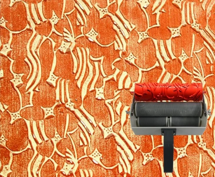 Wall art paint patterned roller for wall decoration 7 inch rubber roller no . 045
Wall art paint patterned roller for wall decoration 7 inch rubber roller no . 045