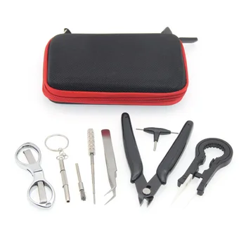 9 in 1 Heating Wire Atomizing Wire rod DIY Multifunctional Ceramic Tweezers Electronic Cigarette Kit combination set
9 in 1 Heating Wire Atomizing Wire rod DIY Multifunctional Ceramic Tweezers Electronic Cigarette Kit combination set