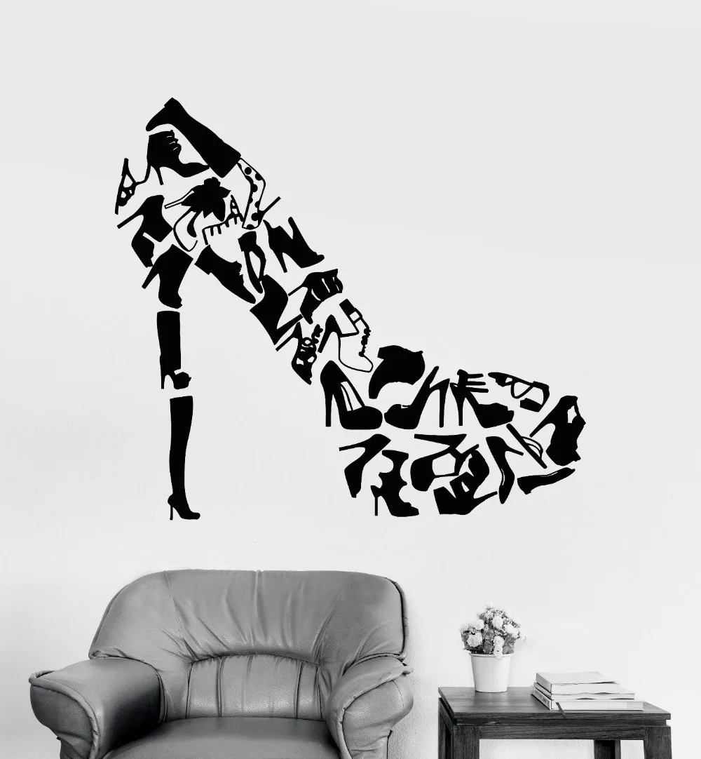 Shoes Fashion wall sticker ZB261