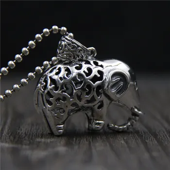 C&R Real 925 Sterling Silver pendant Necklace Retro Female Hollow Elephant pendant Thai Silver women Fine Jewelry
C&R Real 925 Sterling Silver pendant Necklace Retro Female Hollow Elephant pendant Thai Silver women Fine Jewelry