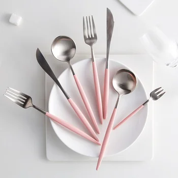 pink series stainless steel knife fork coffee spoon child cutlery fork steak knife
pink series stainless steel knife fork coffee spoon child cutlery fork steak knife