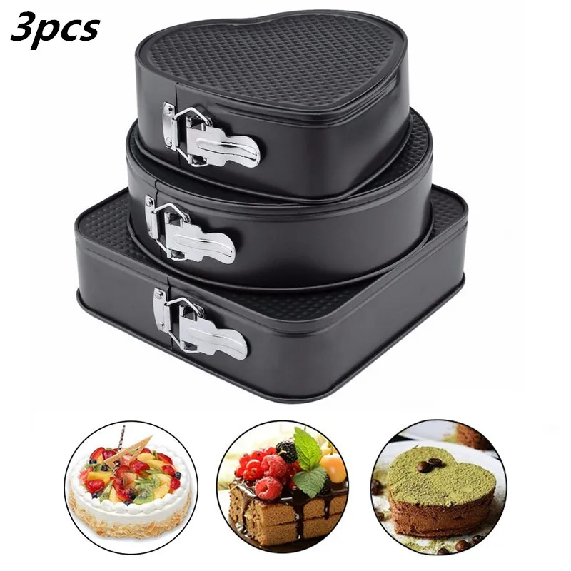 Hoomall Round Cake Baking Pan Black Carbon Steel Cakes Molds Non-Stick Metal Bake Mould Removable Bottom Bakeware Cake Supplies
Hoomall Round Cake Baking Pan Black Carbon Steel Cakes Molds Non-Stick Metal Bake Mould Removable Bottom Bakeware Cake Supplies