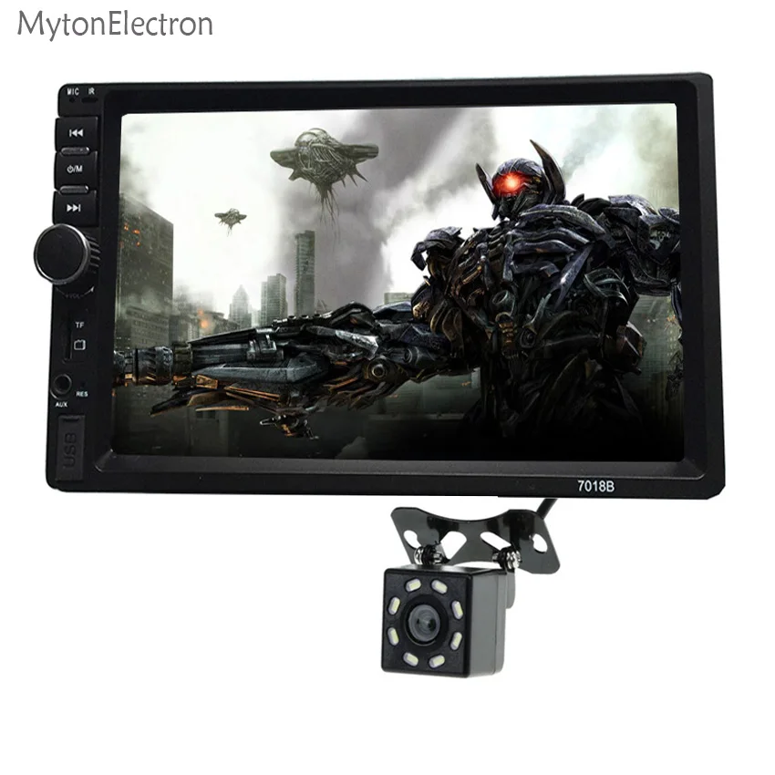 8 LED Car Rear Night Backup Reverse camera + 2 din Multimedia Player 7'' Bluetooth Stereo FM Radio Video Audio MP3 MP5 USB AUX
8 LED Car Rear Night Backup Reverse camera + 2 din Multimedia Player 7'' Bluetooth Stereo FM Radio Video Audio MP3 MP5 USB AUX