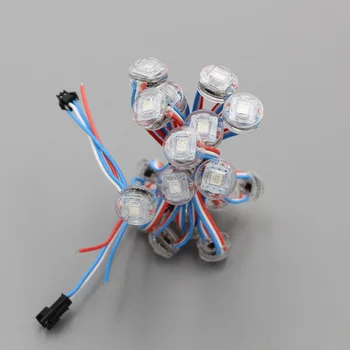 1000pcs SMD 5050 RGB SM16703 IC LED Pixel Module Exposed Point Light Source DC5V IP67 18mm diameter Addressable same as WS2811
1000pcs SMD 5050 RGB SM16703 IC LED Pixel Module Exposed Point Light Source DC5V IP67 18mm diameter Addressable same as WS2811