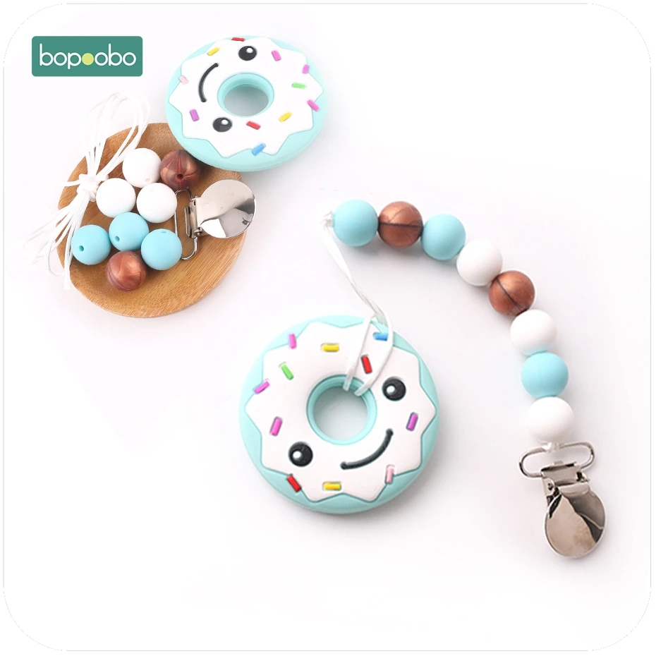 Bopoobo 1Set Silicone Beads Teether DIY Set Smiley Donut Mommy Hands-on Baby Birthday Gift BPA Free DIY Crafts Play Gym
Bopoobo 1Set Silicone Beads Teether DIY Set Smiley Donut Mommy Hands-on Baby Birthday Gift BPA Free DIY Crafts Play Gym