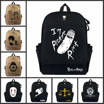 My Neighbor Totoro No Face man Backpack Rick and Morty Pickle Rick Knapsack Haversacks Travel Rucksack Laptop Shoulders Bag
My Neighbor Totoro No Face man Backpack Rick and Morty Pickle Rick Knapsack Haversacks Travel Rucksack Laptop Shoulders Bag