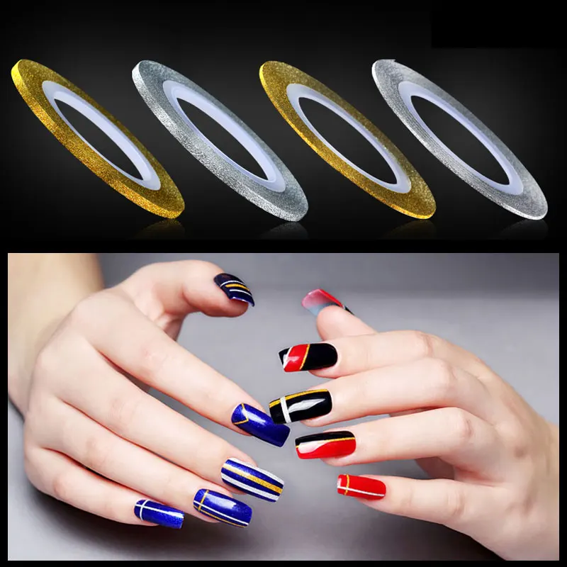 6Pcs/set Gold Silver Glitter Nail Art Striping Tape Line Stickers 1MM/2MM/3MM DTY Decal Self-adhesive Manicure Decorations Tools
6Pcs/set Gold Silver Glitter Nail Art Striping Tape Line Stickers 1MM/2MM/3MM DTY Decal Self-adhesive Manicure Decorations Tools