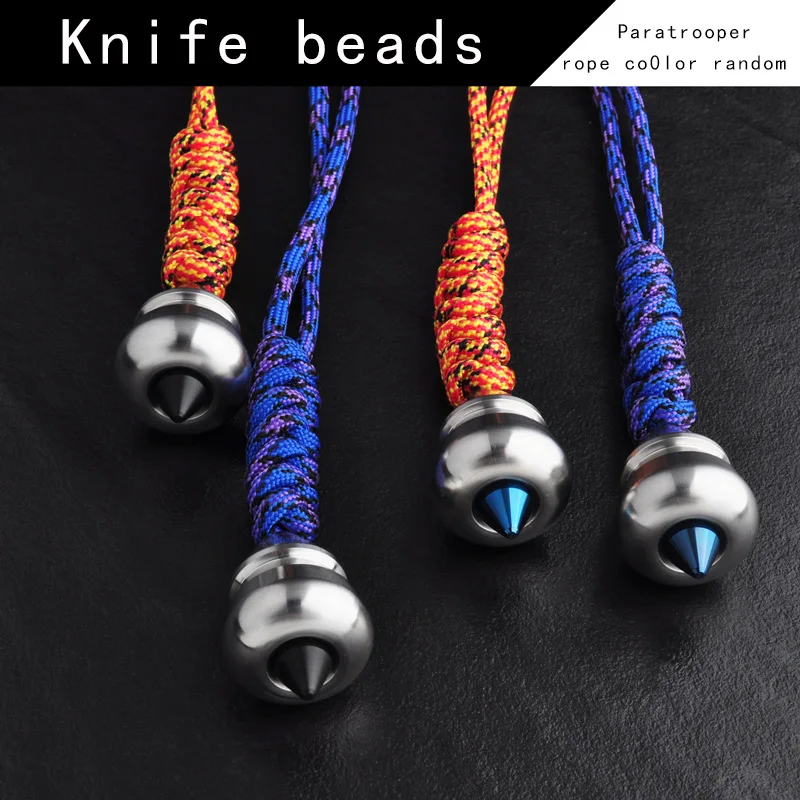 1PC Portable Stainless Steel Metal Toys Tip Knife Beads With Lanyard Combination Paracord Umbrella Rope DIY Bead Gourd Pendant
1PC Portable Stainless Steel Metal Toys Tip Knife Beads With Lanyard Combination Paracord Umbrella Rope DIY Bead Gourd Pendant